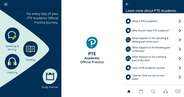 Free official PTE Academic preparation app
